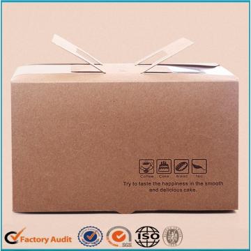 Fancy Cake Packaging Box Kraft Paper