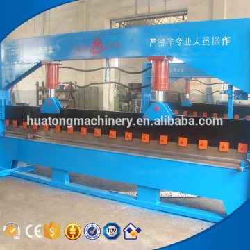 Automatic hydraulic sheet metal cutting and bending machine