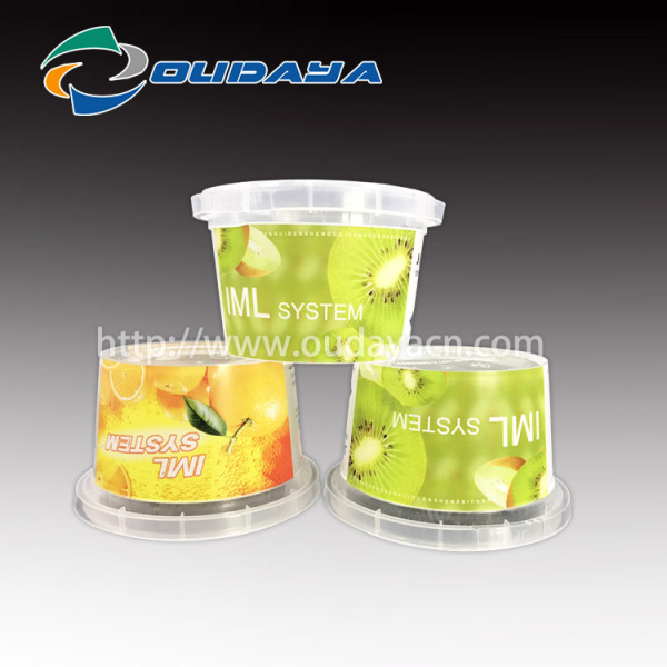 PP plastic  Fruit IML Yogurt pudding Cup