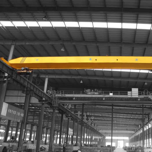 Henan single girder overhead crane workshop use design