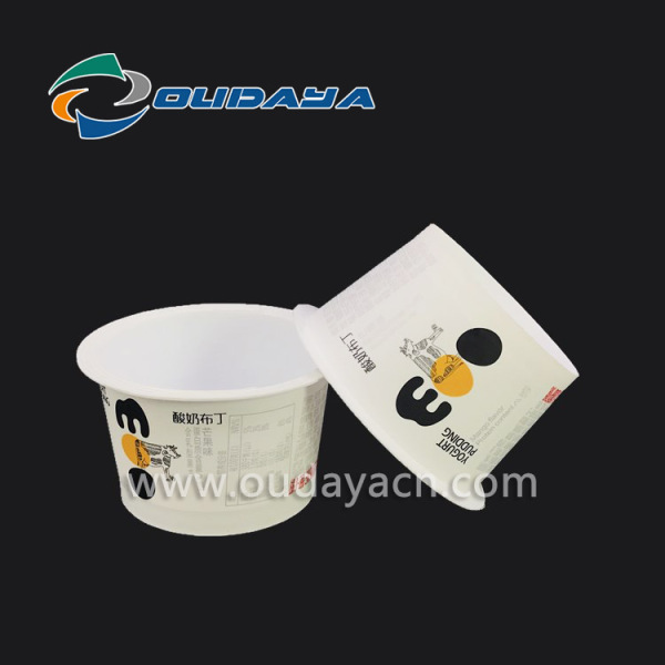 Customised logo IML plastic packaging cup