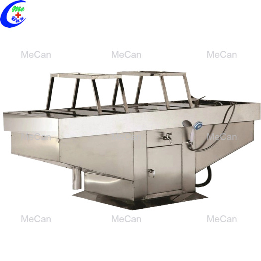 Stainless steel morgue autopsy table mortuary equipment