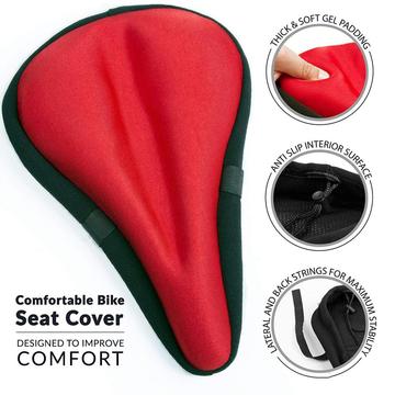 Colorful Exercise Bike Seat Cover