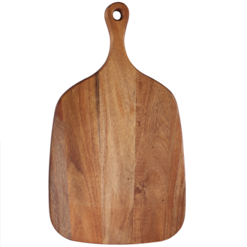 Bread board with handle acacia wood