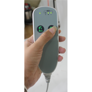 Electric patient lift with rechargeable battery