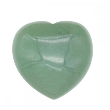 40X40X20MM Natural Green Aventurine Heart  for women Chakra healing Jewelry without hole