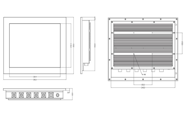 Waterproof Touch Screen Monitor