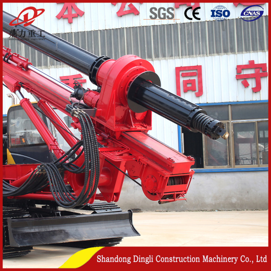 Customized rig for 20m concrete foundation engineering