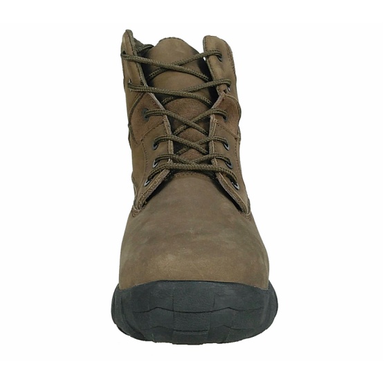 High Ankle Nubuck Safety Shoes with MD Sole