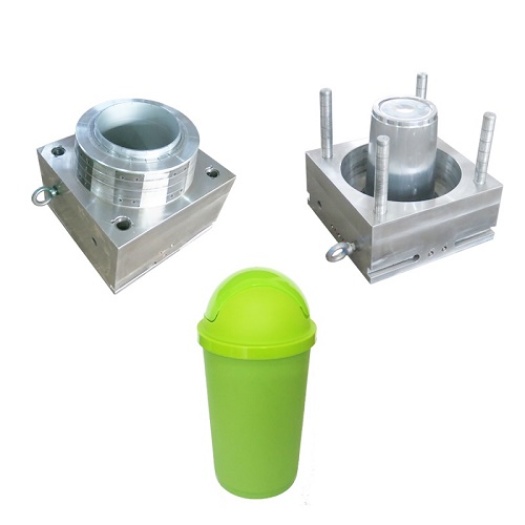 Household Plastic Dustbin Injection Mould