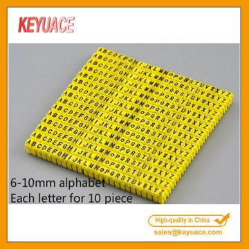 POM Colorful Numeric and Letter Cable Marker Strips