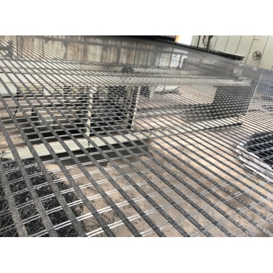 Warp Knitted and Polymeric Coated Polyester Geogrids