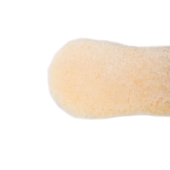 Sheepskin saddle girth cover for short girth