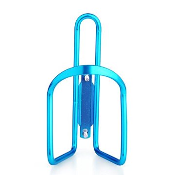 Aluminum Alloy Bicycle Water Bottle Cage Blue