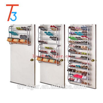 Shoe Rack Specific Use and steel pipe+ pp plastic parts,Plastic Material wall mounted shoe racks