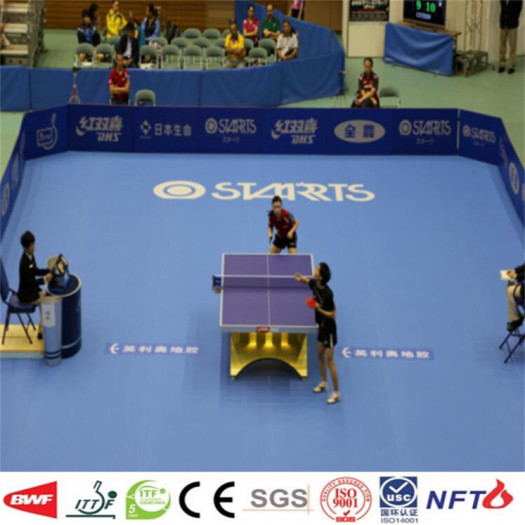 ITTF approved Table Tennis sports PVC flooring