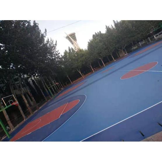 Eco-Friendly  Synthetic Silicon PU Surafces Layer Coating Water-based Courts Sports Surface Flooring Athletic Running Track