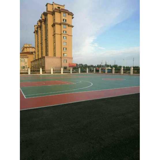 High Elasticity Silicon PU Elastic layer QT Courts Sports Surface Flooring Athletic Running Track
