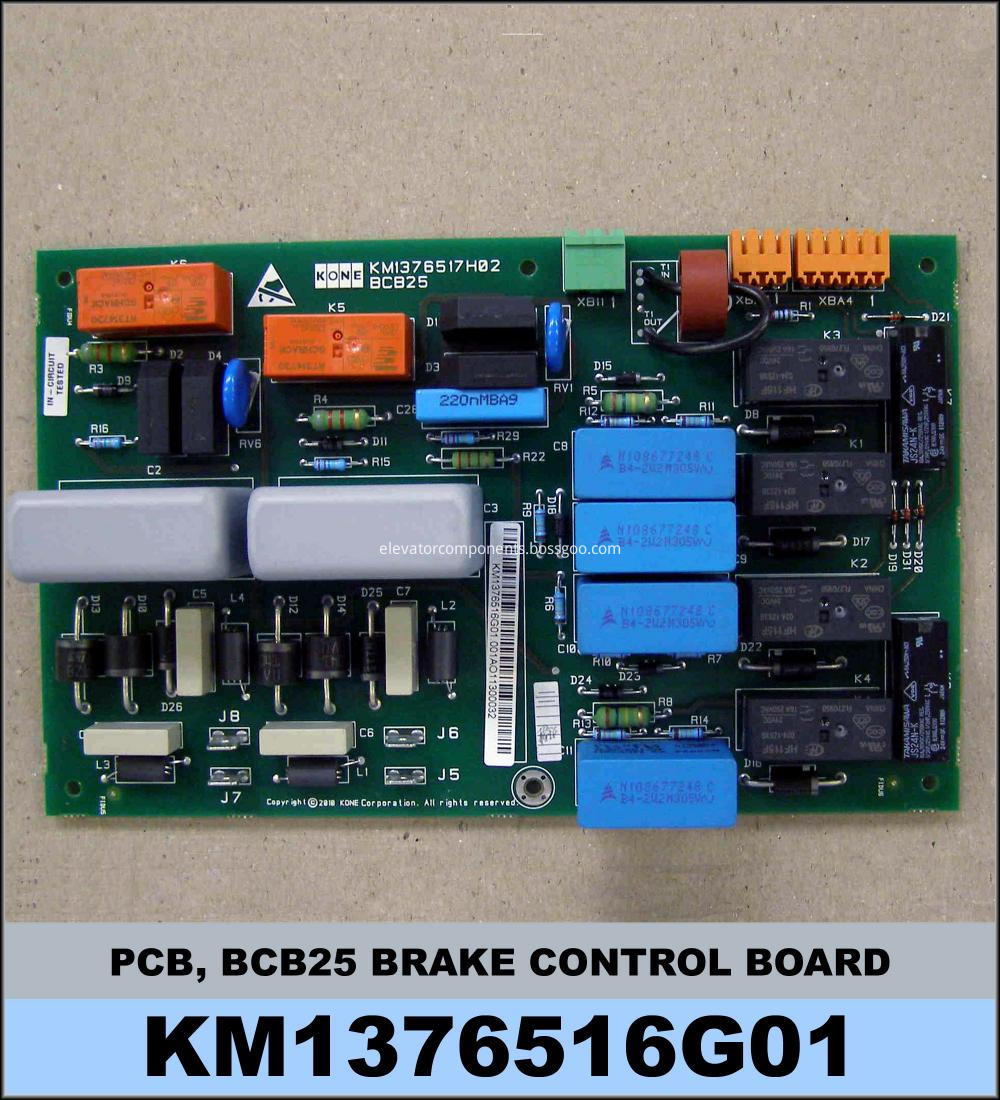 KONE Elevator BCB25 Brake Control Board KM1376516G01