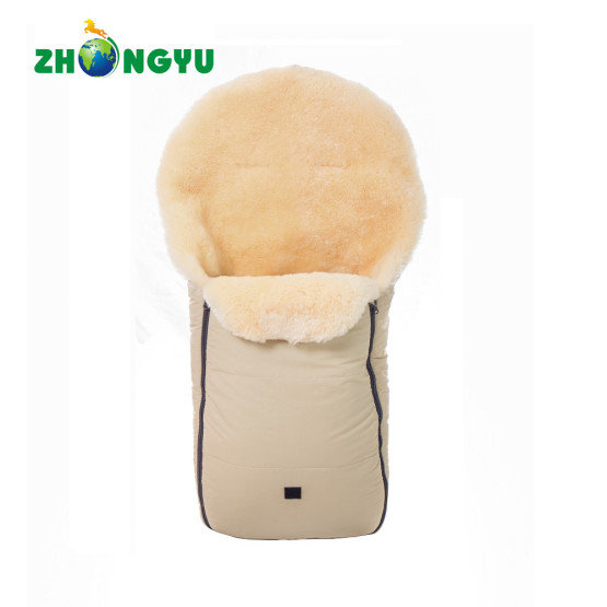 Sheepskin Footmuff for Stroller