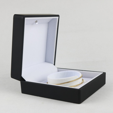 Black rectangular jewelry box for bangle