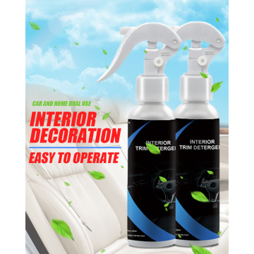 Vehicle interior cleaning agent seat belt cleaning