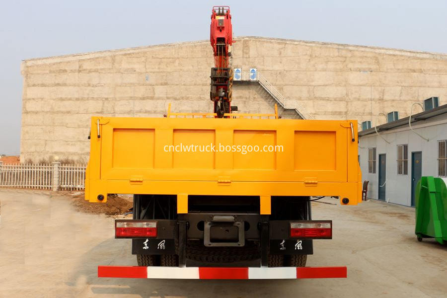 truck cargo with loader crane 5