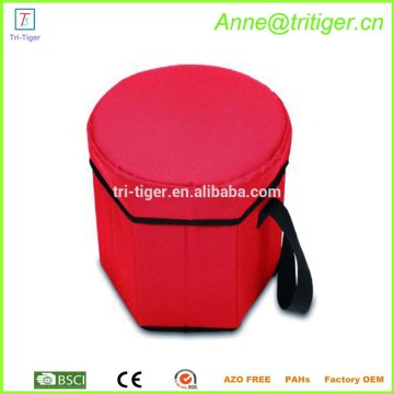Camping outdoor picnic sport collapsible round cooler bag