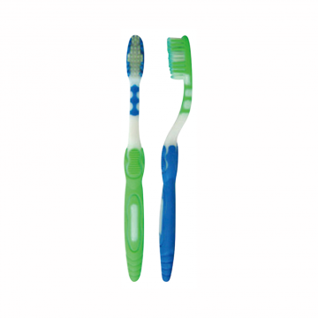 Unisex Two-Color Soft Hair Adult Toothbrush