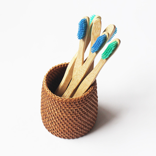 Custom Logo Bamboo Toothbrush