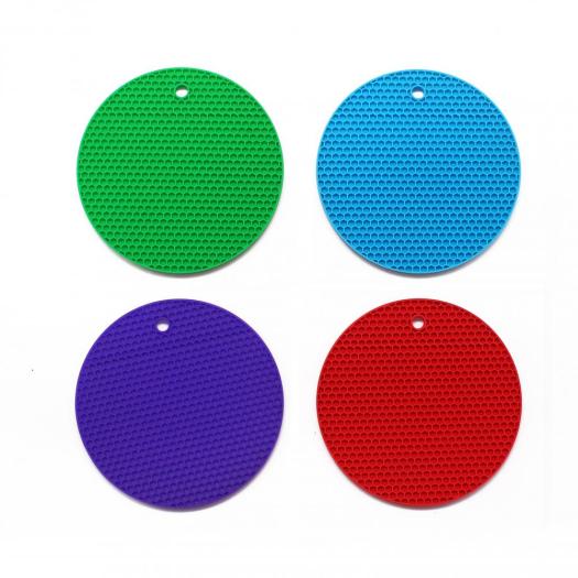 Colorful silicone cup mat for house