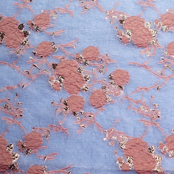 Yellow Gold Brocade Jacquard Fabric