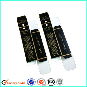 Custom Printed Ivory Board Lipstick Packaging Box