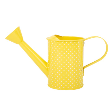 Yellow Little Galvanized Steel Watering Can