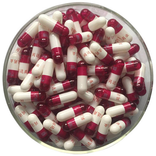different size colourful empty capsule