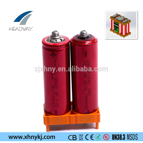 Headway 38120hp 8Ah 3.2V high discharge liion battery