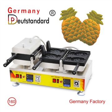 Double digital pineapple taiyaki waffle maker
