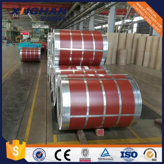 Prepainted Galvalume Color Coated Steel Coil Red Color