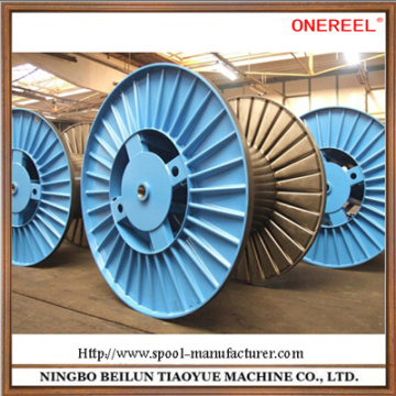 Electrical corrugated wire spool reel