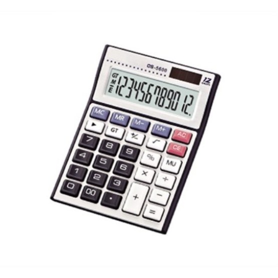 12 digits big display transparent calculator