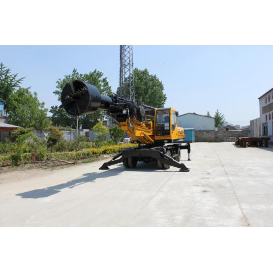 High quality 15-20m wheel pile driver