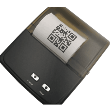 Portable 58 mm thermal QR code printer Bluetooth