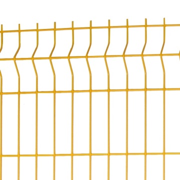 3d 6 gauge iron welded wire mesh garden fence panels Gates Clips