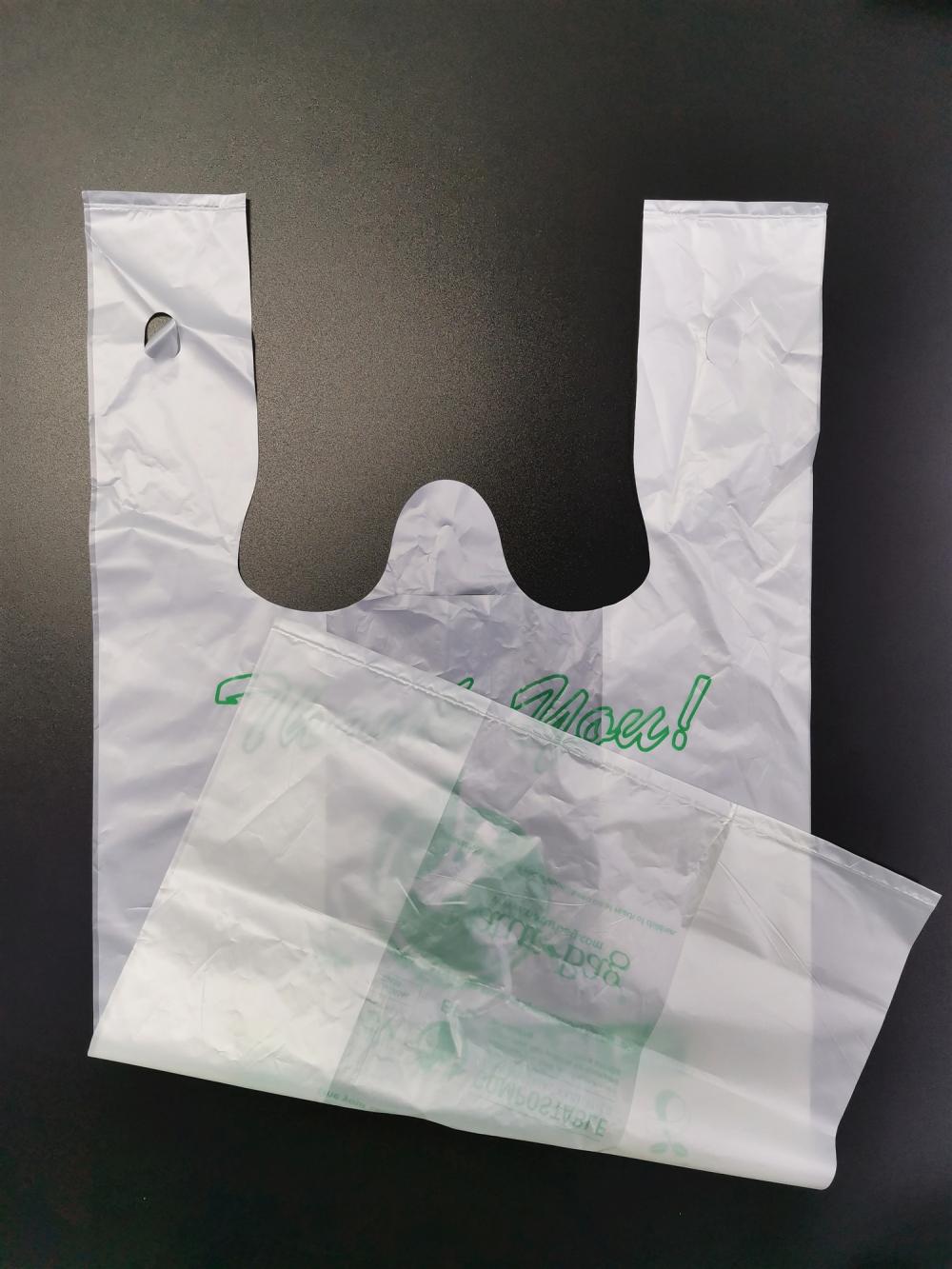EN13432 Custom Printed Promotional Shopping Bags