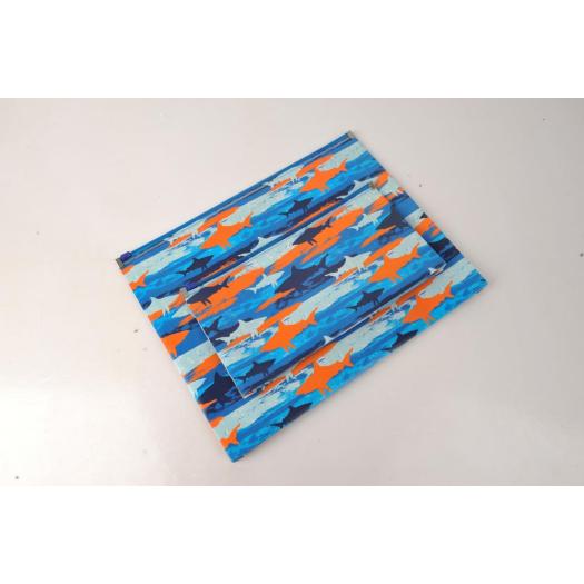 Brilliant color plastic zip envelopes