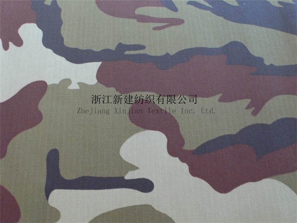 100% Cotton Military Camouflage Fabric for Ireland