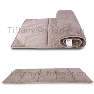 New Suede material Camping Folding Single Bed Portable Folding Bed mat