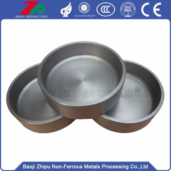 best price lathing 48.85mm molybdenum crucible