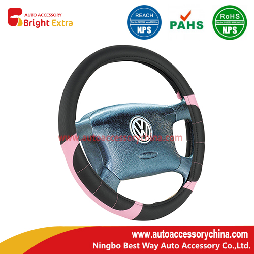 Pink steering wheel cover