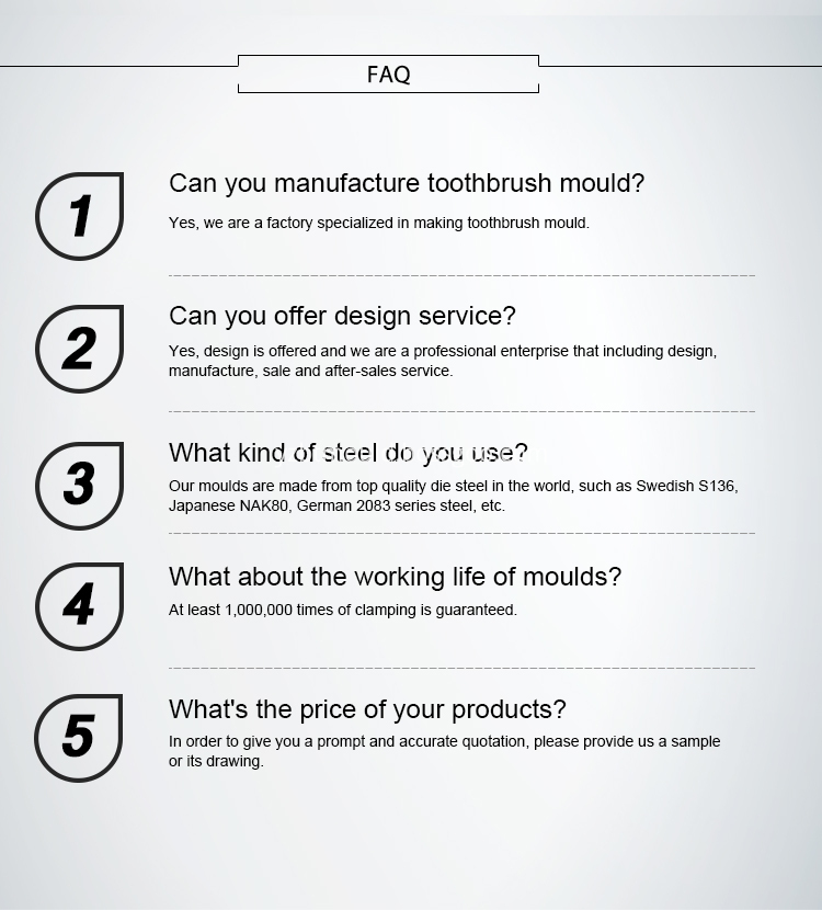 Injection Nano toothbrush mould